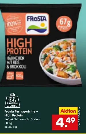 Fertiggerichte High Protein Angebot